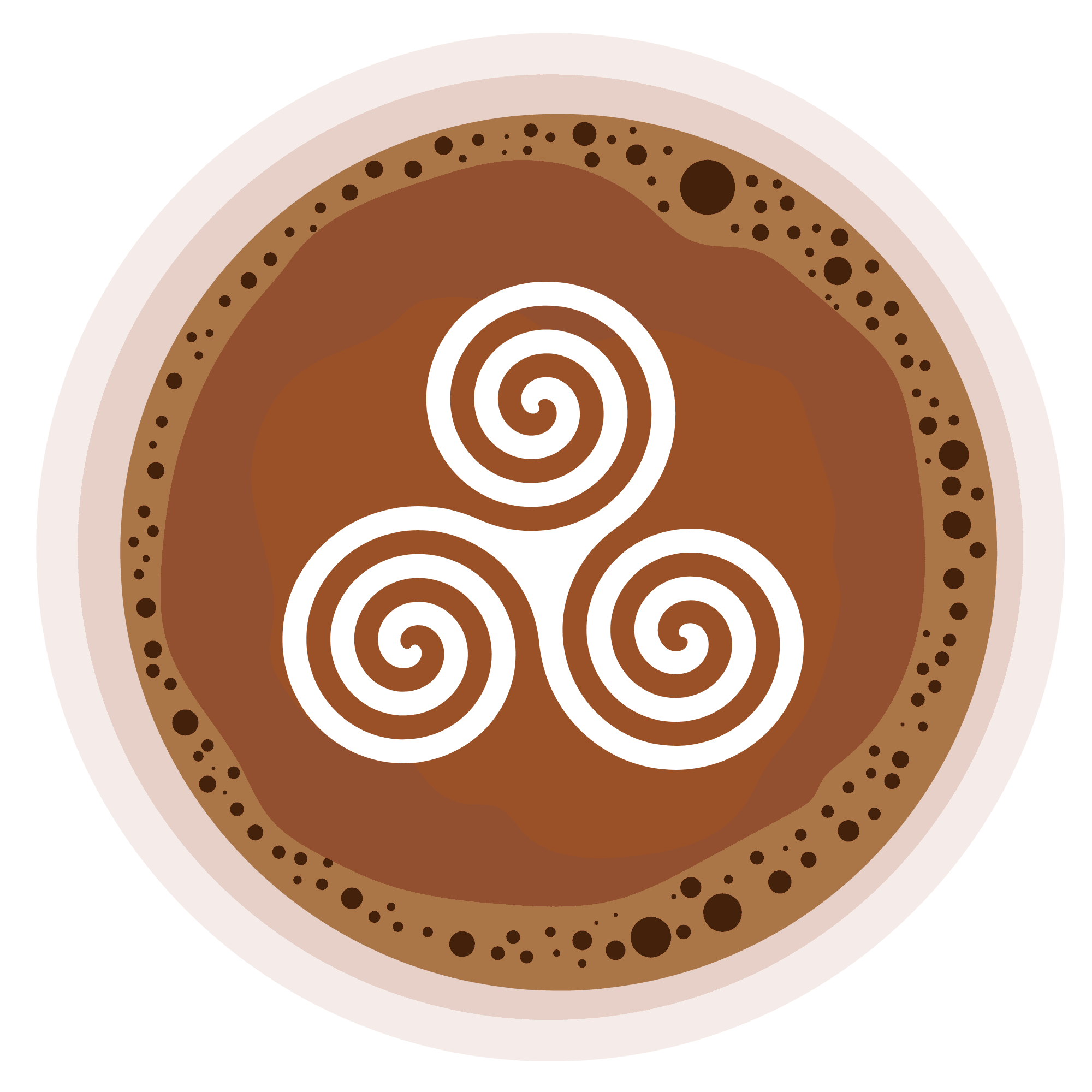 Cupán Focail — Celtic coffee stamp